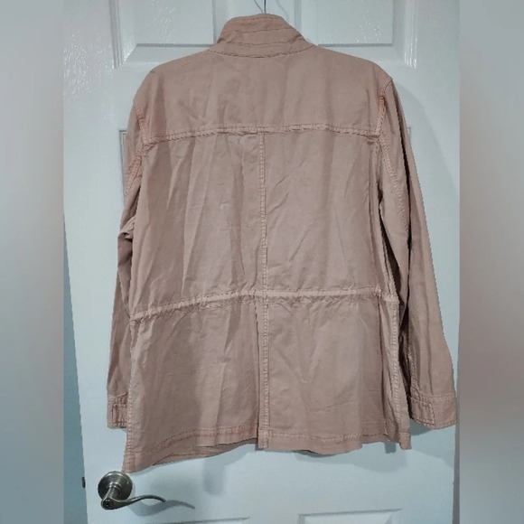 Style & Co Light Pink Zip-Up Drawstring-Waist Field Jacket in Size XL ExtraLarge - Picture 8 of 11